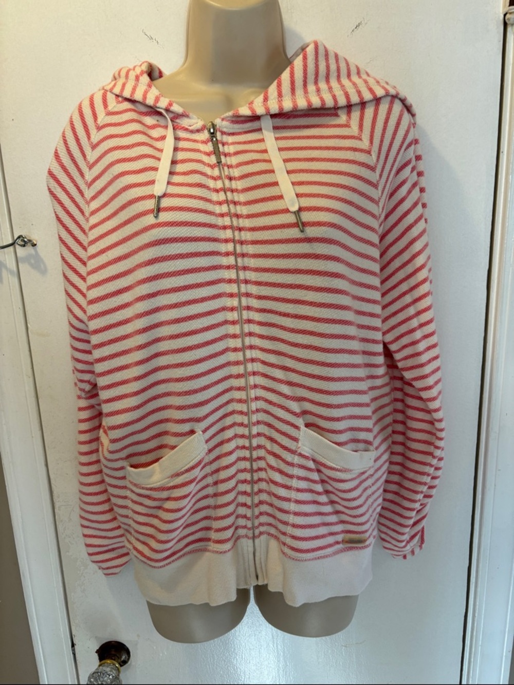 Calvin Klein Performance Medium striped Zip Hoodie 26-125-1